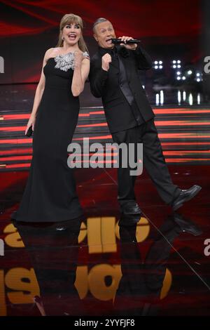 Rom: Rai Auditorium des Foro Italico. Letzter Abend Tanz mit den Sternen. Auf dem Foto: Stockfoto