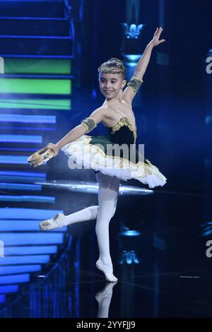 Rom: Rai Auditorium des Foro Italico. Letzter Abend Tanz mit den Sternen. Auf dem Foto: Stockfoto