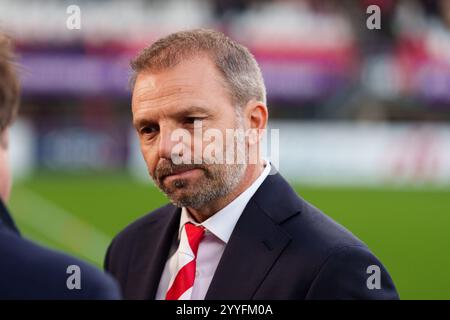 Roterdam, Niederlande. Dezember 2024. ROTTERDAM, 21-12-2024, Stadion Het Kasteel, Saison 2024/2025, niederländischer Eredivisie Football zwischen Sparta Rotterdam und Ajax, Sparta Rotterdam Trainer Maurice Steijn Credit: Pro Shots/Alamy Live News Stockfoto