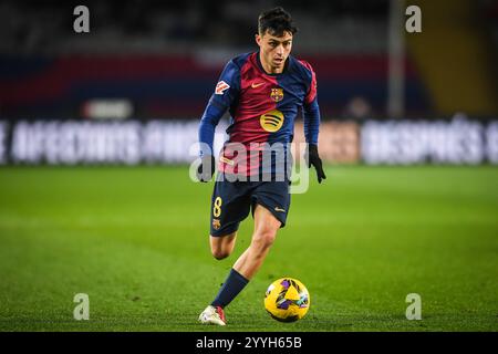 Pedro GONZALEZ LOPEZ (Pedri) aus Barcelona während des spanischen Fußballspiels La Liga zwischen FC Barcelona und CD Leganes am 15. Dezember 2024 in Estadi Lluis Companys in Barcelona, Spanien - Foto Matthieu Mirville (S Ros) / DPPI Stockfoto