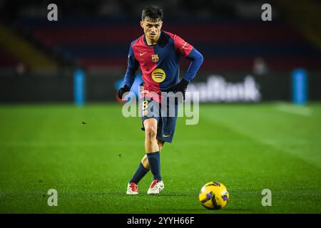 Pedro GONZALEZ LOPEZ (Pedri) aus Barcelona während des spanischen Fußballspiels La Liga zwischen FC Barcelona und CD Leganes am 15. Dezember 2024 in Estadi Lluis Companys in Barcelona, Spanien - Foto Matthieu Mirville (S Ros) / DPPI Stockfoto