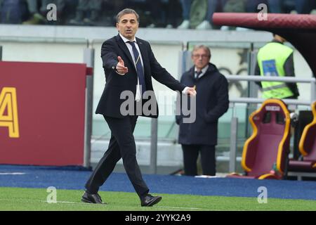 Rom, Italien 22.12.2024: Trainer von Fabio Pecchia Parma bei der italienischen Fußballmeisterschaft Serie A Enilive 2024-2025 ALS Roma gegen Parma Calcio in St. Stockfoto