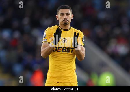 Wolverhampton, Großbritannien. Dezember 2024. André of Wolves während des Spiels Leicester City FC gegen Wolverhampton Wanderers FC English Premier League im Molineux Stadium, Wolverhampton, England, Vereinigtes Königreich am 22. Dezember 2024 Credit: Every Second Media/Alamy Live News Stockfoto