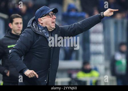 Bergamo, Italie. Dezember 2024. Roberto D’AVERSA von Empoli während des italienischen Meisterschaftsspiels Serie A zwischen Atalanta BC und Empoli FC am 22. Dezember 2024 im Gewiss Stadium in Bergamo, Italien - Foto Matthieu Mirville (F Bertani)/DPPI Credit: DPPI Media/Alamy Live News Stockfoto