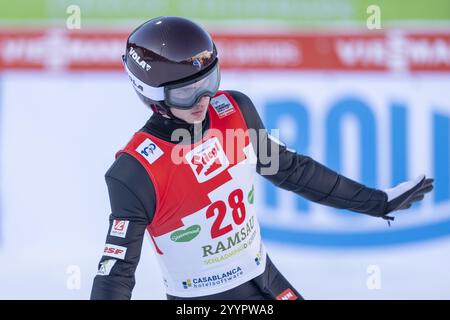 Ramsau. Änd. Dachstein, Österreich. Dezember 2024. RAMSAU. AM. DACHSTEIN, ÖSTERREICH - 21. DEZEMBER: Marco Heinis aus Frankreich während der FIS World Cup Nordic Combined Ramsau Männer - Individual Gundersen HS96/10km Ramsau am Dachstein am 21. Dezember 2024 in Ramsau. Am. Dachstein, .241221 SEPA 12 118 - 20241222 PD9685 Credit: APA-PictureDesk/Alamy Live News Stockfoto