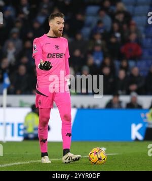 King Power Stadium, Leicester, Großbritannien. Dezember 2024. Premier League Football, Leicester City gegen Wolverhampton Wanderers; Jose Sa von Wolverhampton Wanderers in Action Credit: Action Plus Sports/Alamy Live News Stockfoto