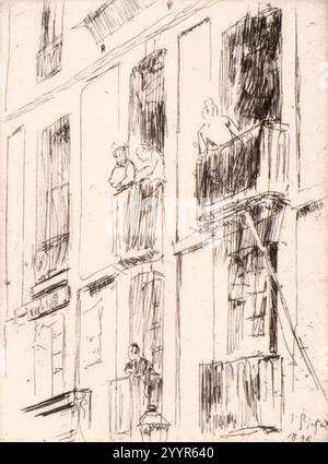 Dieppe, Rue de la Halle au Blé - Walter Richard Sickert Stockfoto