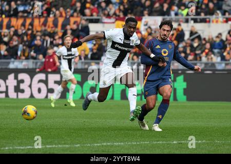 Dezember 2024, Olimpico-Stadion, Rom, Italien; Enilive Football-Spiel der Serie A; Roma gegen Parma; Stockfoto