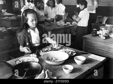 Ost trifft West in Thailand 1952 (11). Stockfoto