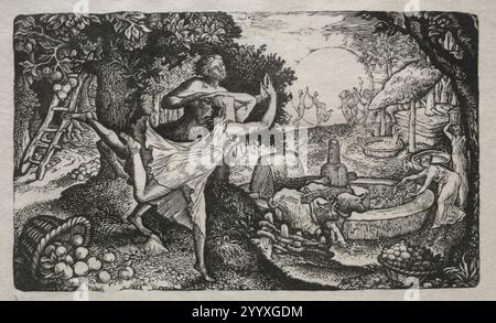 Edward Calvert (1799–1883) – The Cyder Feast, A Vision of Joy and Thanksgiving Stockfoto