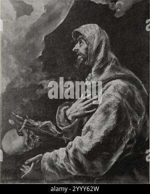 El Greco - der hl. Franziskus in Ecstasy, Stockfoto