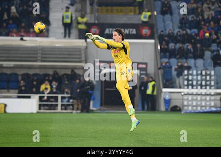 Bergamo, Italien. Dezember 2024. Marco Carnesecchi (Atalanta BC) während des Spiels Atalanta BC gegen Empoli FC, italienische Fußball Serie A in Bergamo, Italien, 22. Dezember 2024 Credit: Independent Photo Agency/Alamy Live News Stockfoto