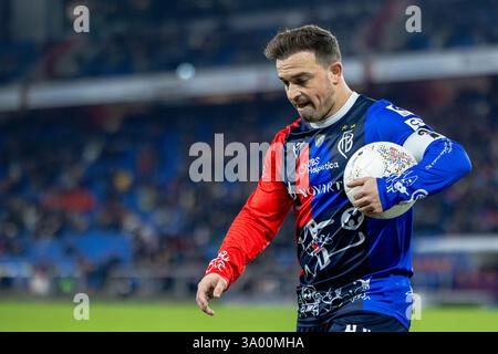 Basel, Schweiz. März 2025. Basel, Schweiz, 01. März 2025: Xherdan Shaqiri (10 Basel) während des Super League-Fußballspiels zwischen dem FC Basel 1893 und dem FC Sion im St. Jakob-Park in Basel. Philipp Kresnik (Philipp Kresnik/SPP) Credit: SPP Sport Press Photo. /Alamy Live News Stockfoto