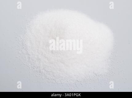 Natriumcarbonat, auch bekannt als Waschnatron, Natronlauge und Natronkristalline, ist die anorganische Verbindung mit der Formel Na2CO3 Stockfoto