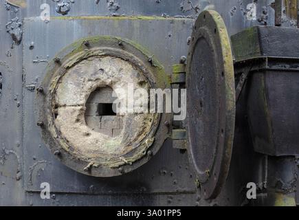 Der stillgelegte, verlassene und abgerissene Carrie Furnace in Rankin, PA Stockfoto