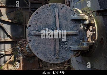 Der stillgelegte, verlassene und abgerissene Carrie Furnace in Rankin, PA Stockfoto
