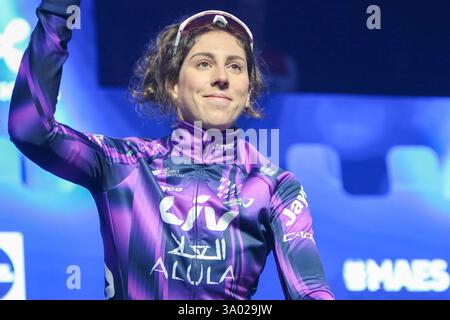 Ninove, Belgien. März 2025. NINOVE, BELGIEN - 1. MÄRZ: Quinty Ton während der Omloop Het Nieuwsblad am 1. März 2025 in Ninove, Belgien (Foto: Sportfoto/Orange Pictures) Credit: Orange Pics BV/Alamy Live News Stockfoto