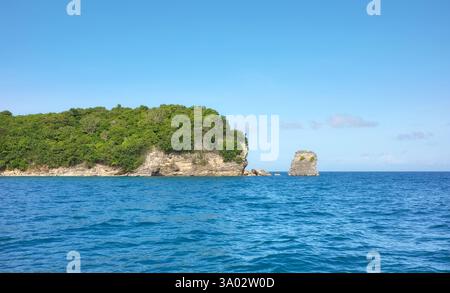 Bulalaqui Point, der nördlichste Punkt von Cebu auf den Philippinen. Stockfoto