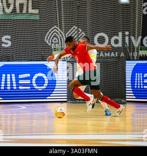 Februar, lissabon, Portugal - UEFA Futsal EURO 2026 Portugal gegen Macedónia do Norte Stockfoto