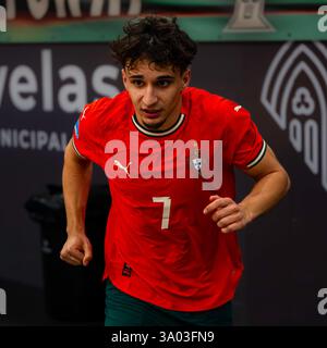 Februar, lissabon, Portugal - UEFA Futsal EURO 2026 Portugal gegen Macedónia do Norte Stockfoto