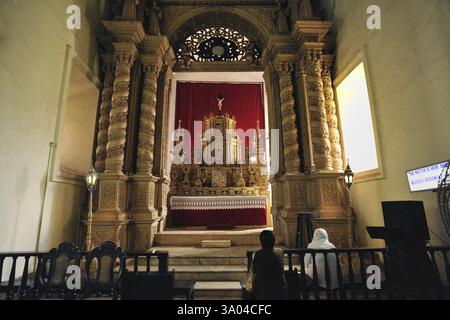 In der Basilika von Bom Jesus im 17. Bis 18. Jahrhundert, Old Goa, Indien, Asien Stockfoto