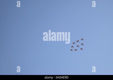 Flugschau der Air Force India, 17. oktober 2004, Marine Drive, Bombay Mumbai, Maharashtra, Indien, Asien Stockfoto