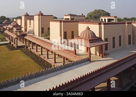 BAPS Swaminarayan Tempel, Bezirk Bhavnagar, Gujarat, Indien, Asien Stockfoto