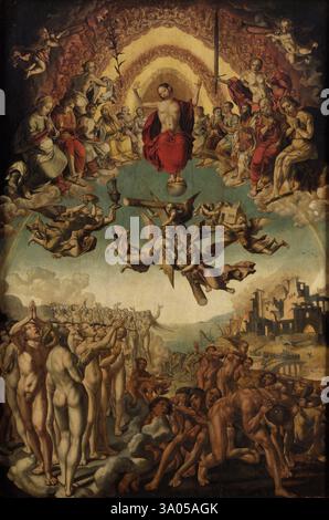 Urteilstag Malerei - anonym - Kunsthistorisches Museum zwischen ca. 1530 und ca. 1550 deutsch Stockfoto