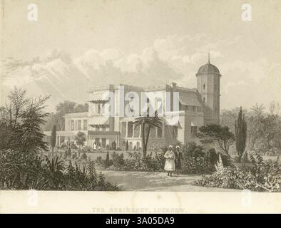 Militär und Meuterei sehen die Residency Lucknow, Uttar Pradesh, Indien, Asien Stockfoto
