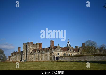 Knole ist ein 600 Jahre altes Anwesen in kent England Stockfoto