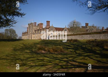 knole Haus und Anwesen an einem hellen Tag Stockfoto
