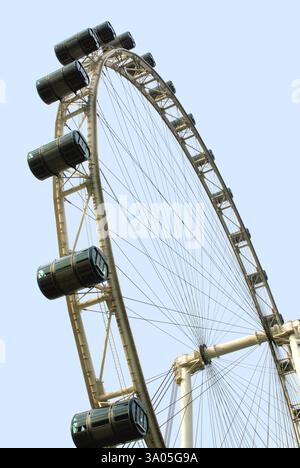 Flyer weltweit größtes Riesenrad, Singapur, Asien Stockfoto