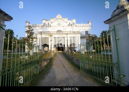 Washeff manzil oder neue Palastresidenz des ehemaligen Nawab Washeff Ali, Murshidabad, Westbengalen, Indien Heritage Site Stockfoto