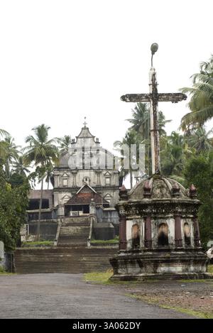 Syrische Kirche St. George Jacobite Kadamattom Kirche in Kadamattam, Kerala, Indien, Asien Stockfoto