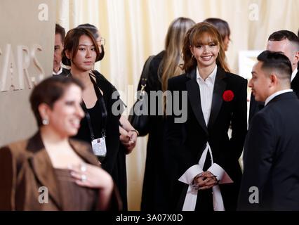 Los Angeles, Usa. März 2025. Lisa kommt am Sonntag, den 2. März 2025, auf dem roten Teppich für die 97. Academy Awards in der Hollywood-Sektion von Los Angeles an. Foto: John Angelillo/UPI Credit: UPI/Alamy Live News Stockfoto
