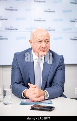 Christian Stocker, OEVP-Hauptsitz in Wien, Österreich, am 10. Januar 2025. - 20250110 PD14100 Credit: APA-PictureDesk/Alamy Live News Stockfoto