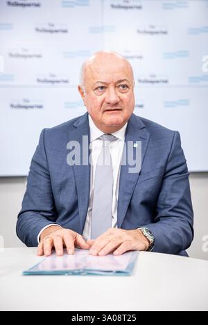 Christian Stocker, OEVP-Hauptsitz in Wien, Österreich, am 10. Januar 2025. - 20250110 PD14106 Credit: APA-PictureDesk/Alamy Live News Stockfoto