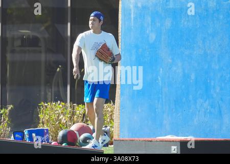Shohei Ohtani (Dodgers), 10. Februar 2024: Los Angeles Dodgers Shohei Ohtani, die freiwillige Ausbildung auf der Camelback Ranch in Glendale, Arizona, USA. (Foto von Creative 2/AFLO) Stockfoto