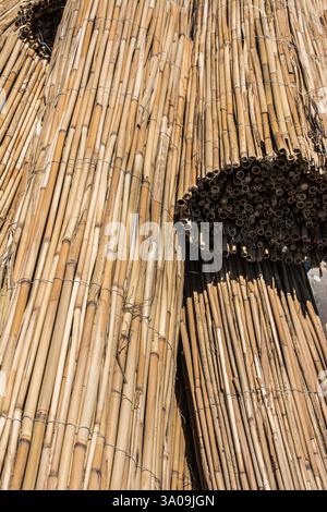 Mat wie Stroh als abstrakte Textur muster Stockfoto