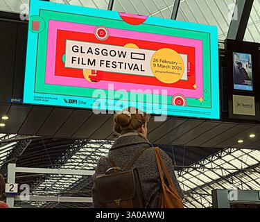 Glasgow, Schottland, Großbritannien. März 2025. Das Glasgower Filmfestival zeigt überall in der Stadt, während es in vollem Gange ist. . Credit Gerard Ferry /Alamy Live News Stockfoto