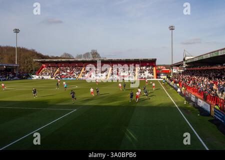 Allgemeine Ansicht während des Spiels auf dem Lamex Stadium, Heimstadion des Stevenage Football Club Stockfoto