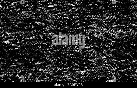 Nahtloses Muster der schwarzen Holzkohle-Grunge-Textur, abstrakter Punkt des Vektors, Hand auf Papier gezeichnet Stock Vektor