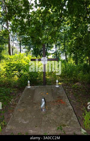 Dębinki, Gmina Zabrodzie, im Kreis Wyszków, Woiwodschaft Masowien, im Osten Zentralpolens Stockfoto