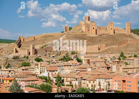 Castillo de Molina de Aragón, Fortaleza de Molina de los Caballeros, Molina de Aragón, Guadalajara, Comunidad Autónoma de Castilla-La ManchaSpain, Europa. Stockfoto