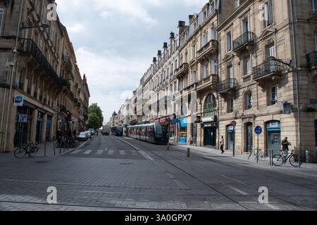 Erkunden Sie die Stadt Bordeaux, Frankreich. Stockfoto