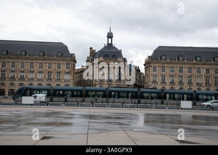 Erkunden Sie die Stadt Bordeaux, Frankreich. Stockfoto