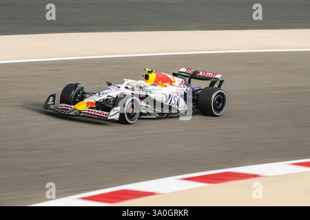 Sakhir, Bahrain. 26-28. Februar 2025. FIA F1-Weltmeisterschaft 2025. Test Vor Der Saison. Yuki Tsunoda, Racing Bulls. Stockfoto