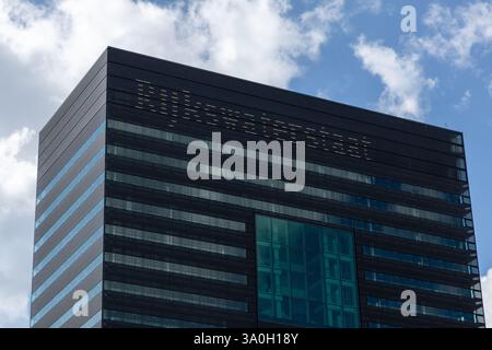 Rijkswaterstaat Gebäude. Sitz der Generaldirektion öffentliche Arbeiten und Wasserwirtschaft. Stockfoto