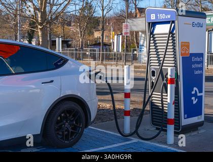 Ladestationen für Elektrofahrzeuge. Hochwertige Fotos Stockfoto