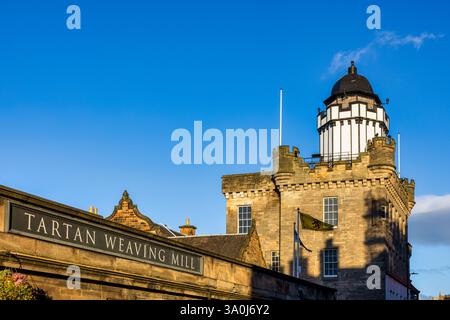 The Tartan Weaving Mill, Edinburgh, Schottland, Vereinigtes Königreich Stockfoto
